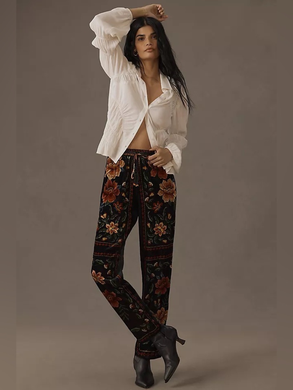 Farm Rio Macaws Garden pants size small